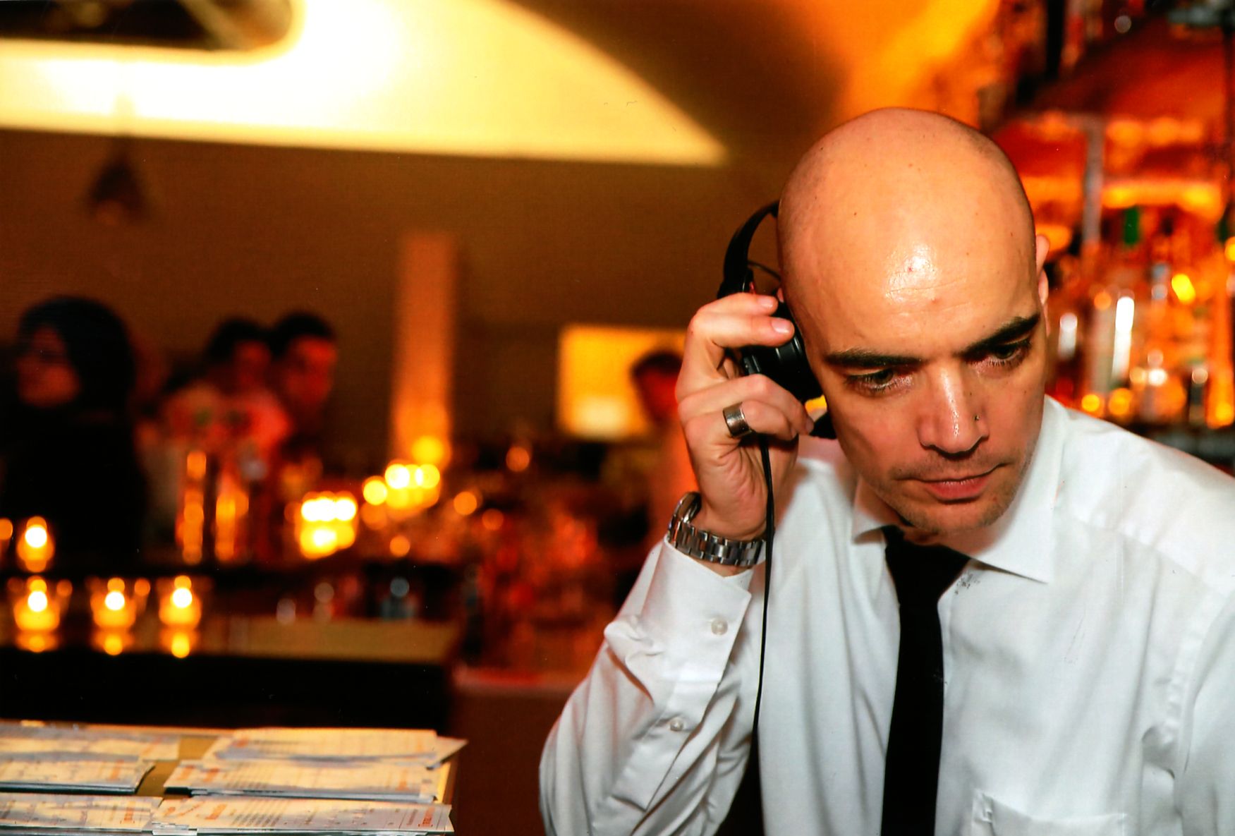 DJ Mario Beck im Einsatz